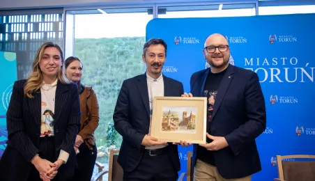 Spotkanie z przedstawicielami włoskiego miasta Vinci