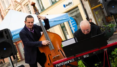 Koncert pianisty Bogdana Hołowni oraz kontrabasisty Pawła Pańty, 12.10.2024 r.