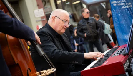 Koncert pianisty Bogdana Hołowni oraz kontrabasisty Pawła Pańty, 12.10.2024 r.