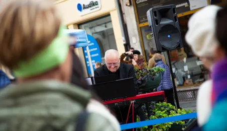 Koncert pianisty Bogdana Hołowni oraz kontrabasisty Pawła Pańty, 12.10.2024 r.