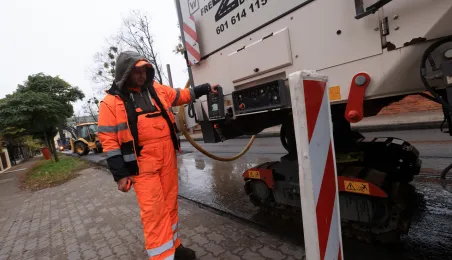 Remont ulicy św. Józefa w Toruniu, fot. Sławomir Kowalski