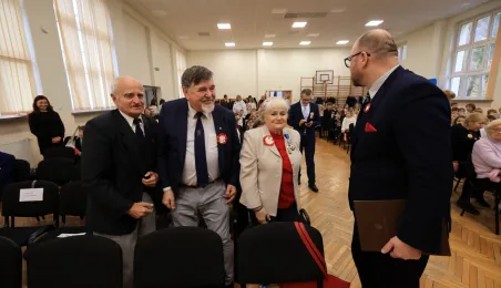 Spotkanie z toruńskim kombatantami w SP 14 w Toruniu, fot. Sławomir Kowalski