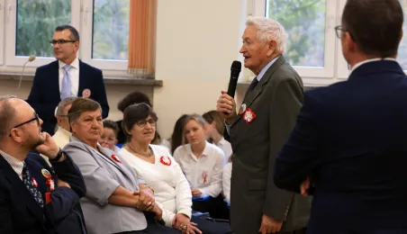 Spotkanie z toruńskim kombatantami w SP 14 w Toruniu, fot. Sławomir Kowalski