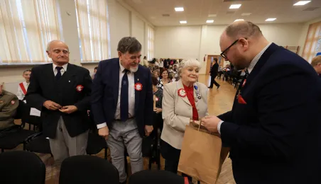 Spotkanie z toruńskim kombatantami w SP 14 w Toruniu, fot. Sławomir Kowalski