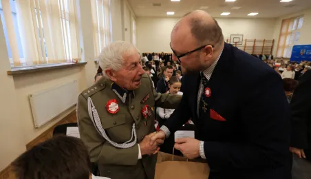 Spotkanie z toruńskim kombatantami w SP 14 w Toruniu, fot. Sławomir Kowalski
