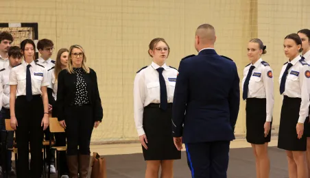 Otwarcie wirtualnej strzelnicy w II LO, 26.11.2024 r.