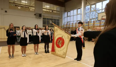 Otwarcie wirtualnej strzelnicy w II LO, 26.11.2024 r.