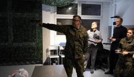 Otwarcie wirtualnej strzelnicy w II LO, 26.11.2024 r.