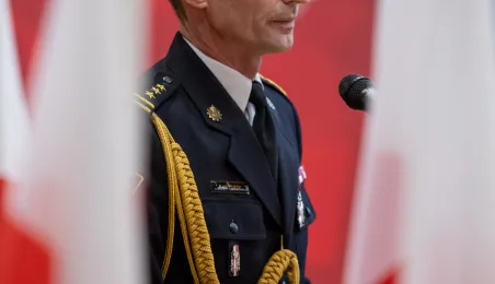 Wicekomendant wojewódzki PSP st. bryg. Robert Kulasiński