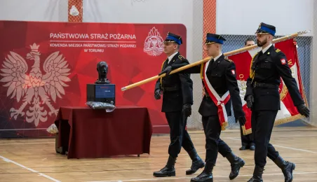 Poczet sztandarowy KM PSP