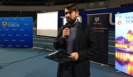 Pełnomocnik prezydenta Torunia Patryk Wawrzyński