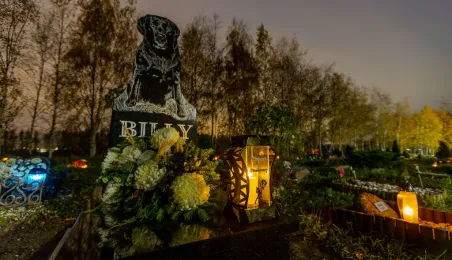 Tęczowy Las - cmentarz dla zwierząt