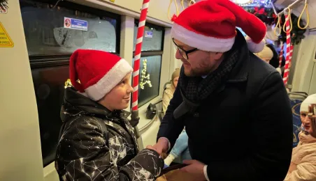 Świąteczny tramwaj 2024