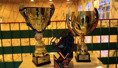 Spotkanie prezydenta Pawła Gulewskiego z finalistami turnieju "Z orlika na stadion"