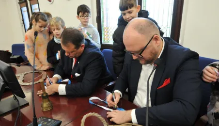 Wizyta uczniów SP32 w Urzędzie Miasta Torunia