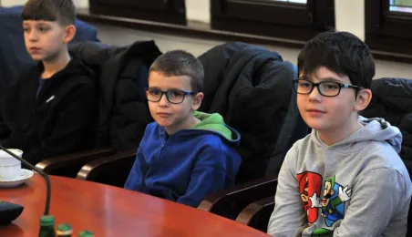 Wizyta uczniów SP32 w Urzędzie Miasta Torunia