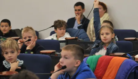 Wizyta uczniów SP32 w Urzędzie Miasta Torunia