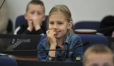 Wizyta uczniów SP32 w Urzędzie Miasta Torunia