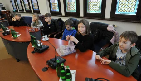 Wizyta uczniów SP32 w Urzędzie Miasta Torunia