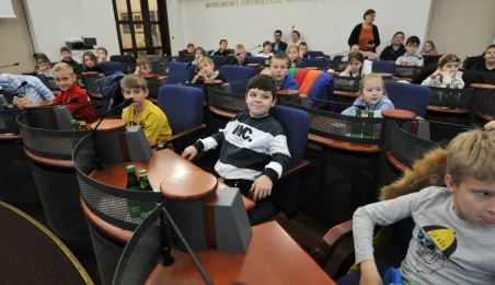 Wizyta uczniów SP32 w Urzędzie Miasta Torunia