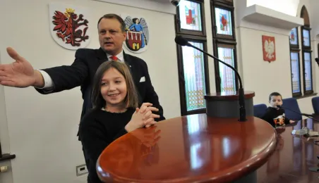 Wizyta uczniów SP32 w Urzędzie Miasta Torunia