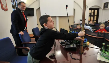 Wizyta uczniów SP32 w Urzędzie Miasta Torunia