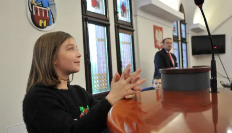 Wizyta uczniów SP32 w Urzędzie Miasta Torunia