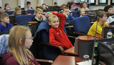 Wizyta uczniów SP32 w Urzędzie Miasta Torunia