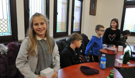 Wizyta uczniów SP32 w Urzędzie Miasta Torunia