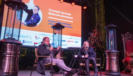 Robert Makłowicz na Toruńskim Jarmarku Bożonarodzeniowym