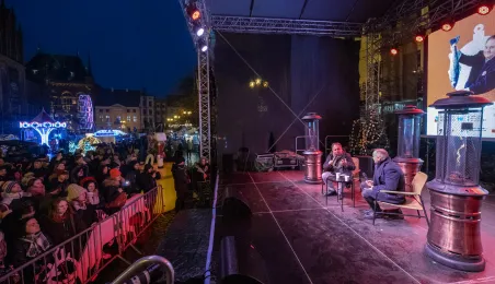 Robert Makłowicz na Toruńskim Jarmarku Bożonarodzeniowym