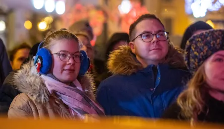Robert Makłowicz na Toruńskim Jarmarku Bożonarodzeniowym