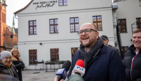 Odsłonięcie muralu "Piecza toruńska", 6.12.2024 r.