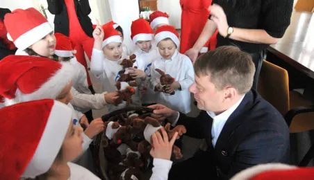 Świąteczna wizyta Piernikowych Rycerzy, 12.12.2024 r.