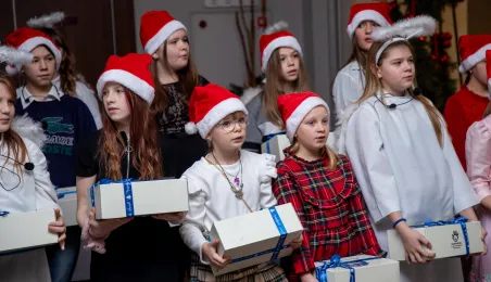 Wigilijne spotkanie w Oratorium