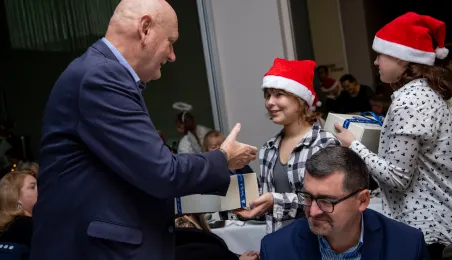 Wigilijne spotkanie w Oratorium