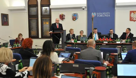 Prezydent Paweł Gulewski podczas sesji budżetowej