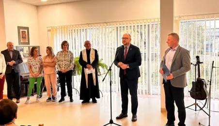 Świąteczne spotkanie z podopiecznymi DPS