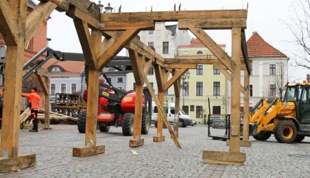 Budowa Szopki Bożonarodzeniowej, 10.12.2024 r.