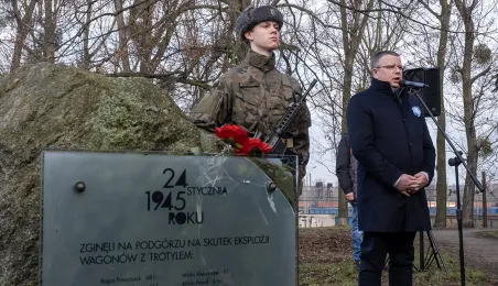 80. rocznica wybuchu pociągu na Podgórzu