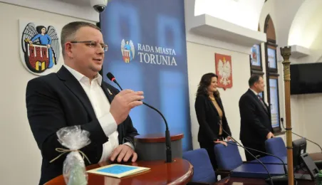 Przewodniczący Rady Miasta Torunia Łukasz Walkusz
