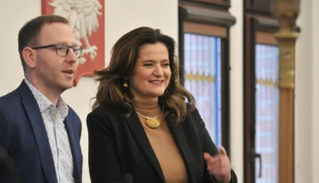 Radny Michał Rzymyszkiewicz i radna Aneta Wierzbowska