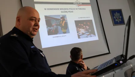 Odprawa roczna Komendy Miejskiej Policji w Toruniu 2025