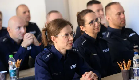 Odprawa roczna Komendy Miejskiej Policji w Toruniu 2025