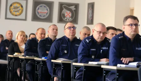 Odprawa roczna Komendy Miejskiej Policji w Toruniu 2025