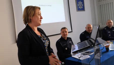 Odprawa roczna Komendy Miejskiej Policji w Toruniu 2025