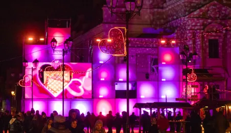 Walentynkowy wieczór w Rynku Staromiejskim