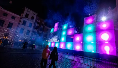 Walentynkowy wieczór w Rynku Staromiejskim