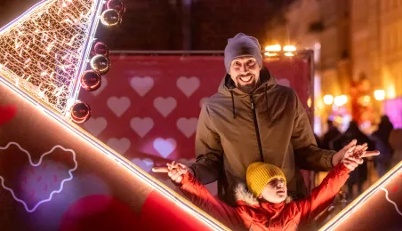 Walentynkowy wieczór w Rynku Staromiejskim