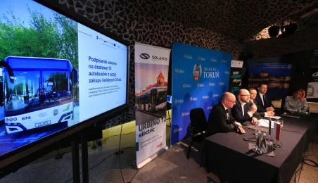 Podpisanie umowy na zakup autobusów elektrycznych
